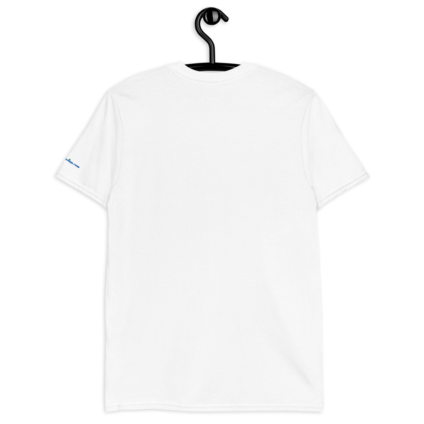 Blue Camper Caravan, Calmnessdesign.COM,  Short-Sleeve Unisex T-Shirt