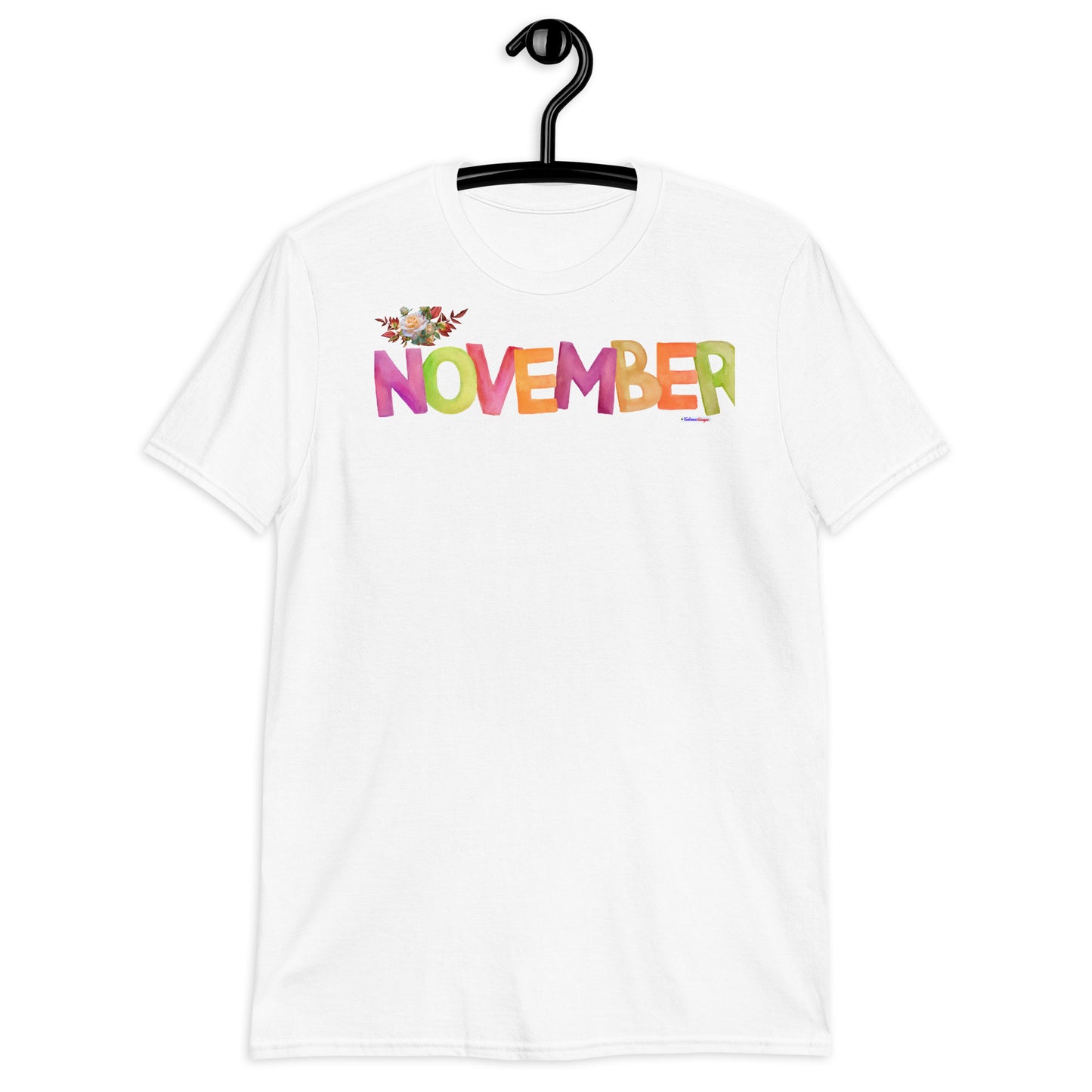 November, Calmness Designs, Short-Sleeve Unisex T-Shirt