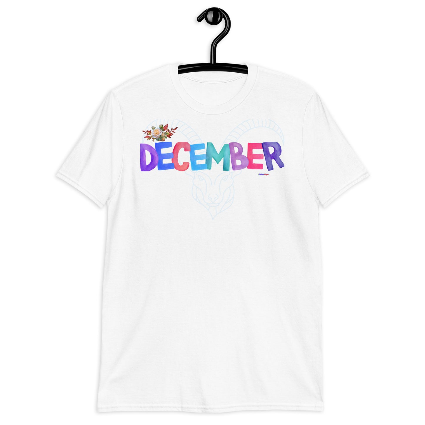 December, Calmness Designs,  Short-Sleeve Unisex T-Shirt