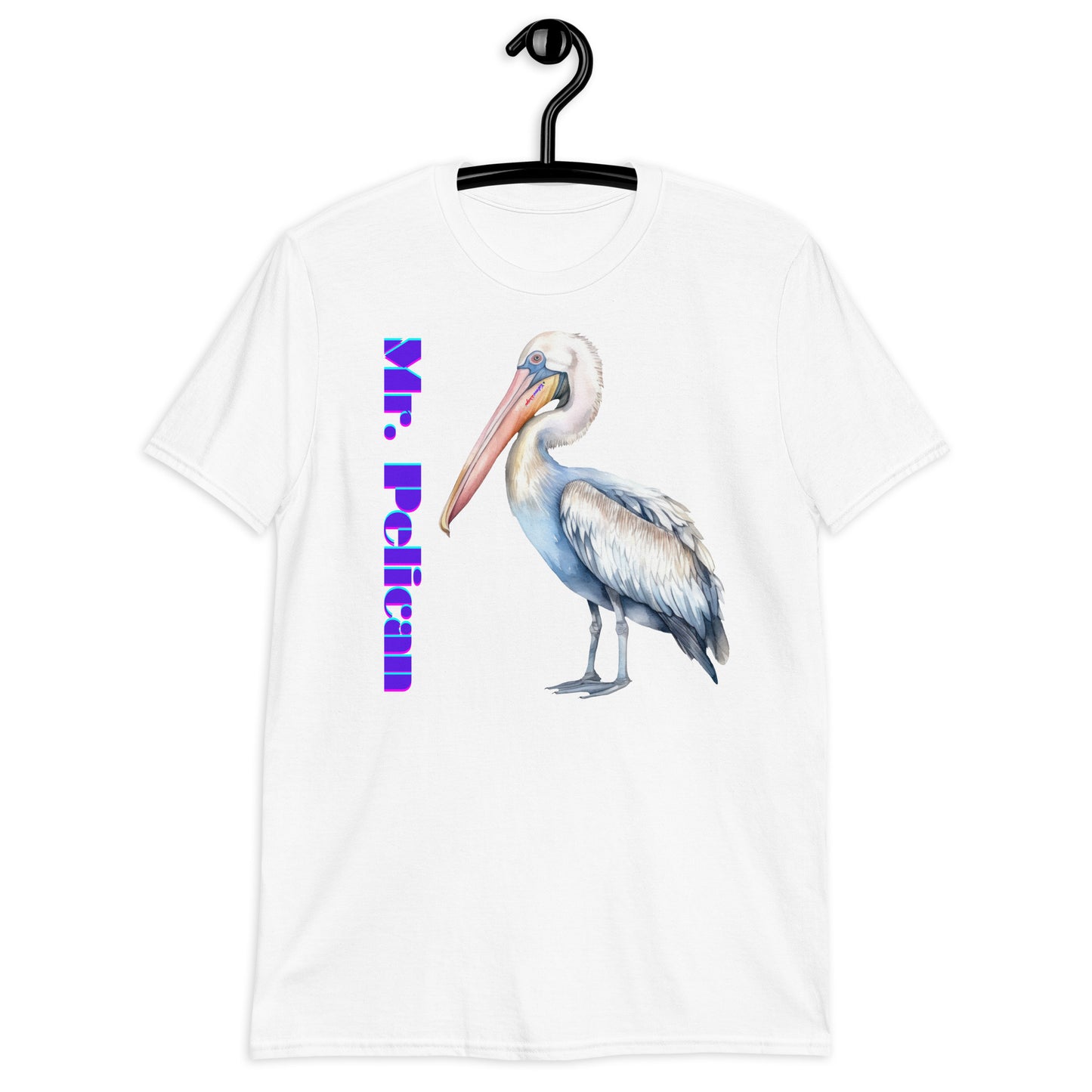 Mr. Pelican, Calmness Designs,    Short-Sleeve Unisex T-Shirt