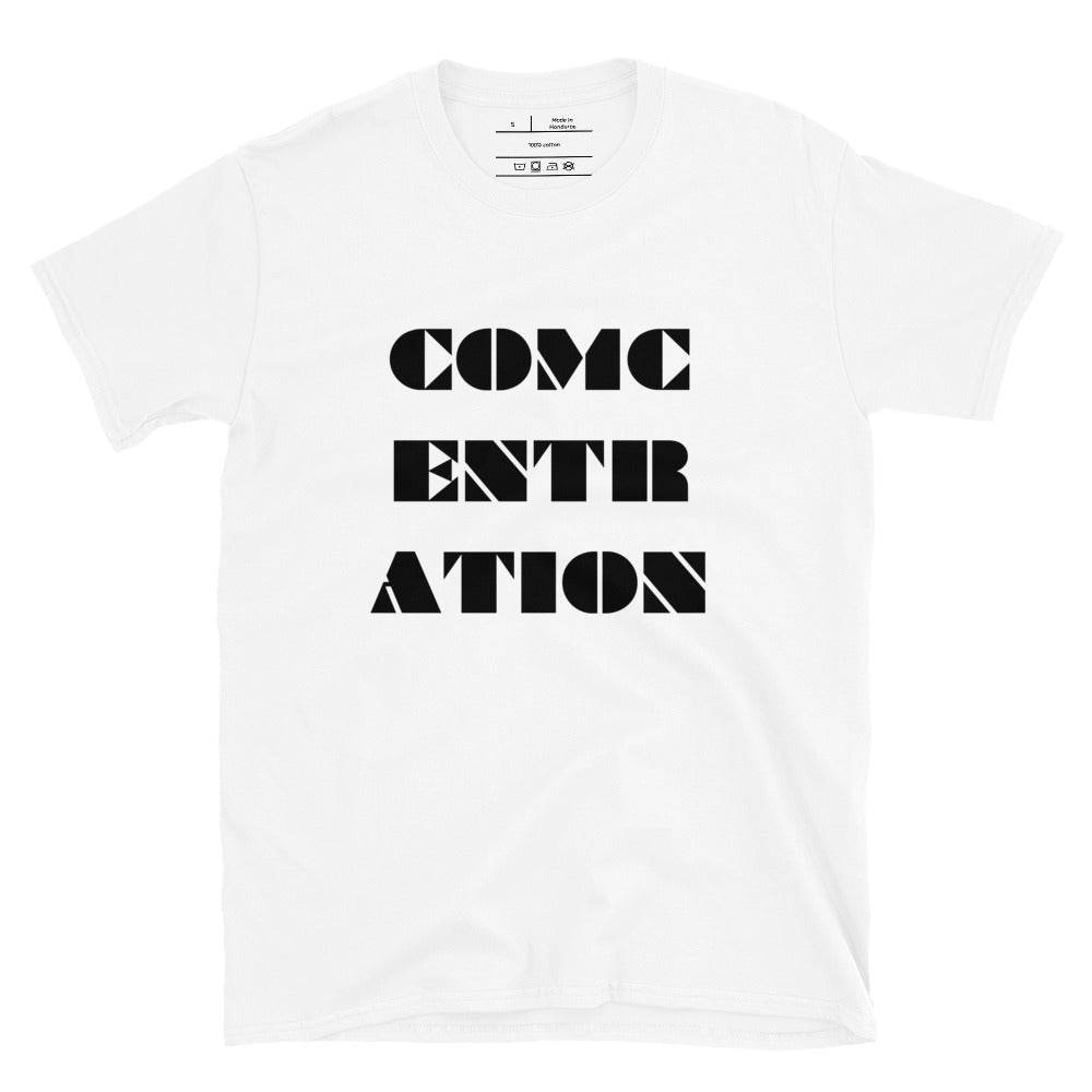 COMCENTRATION, Calmness Designs, Creative Designs,   Short-Sleeve Unisex T-Shirt