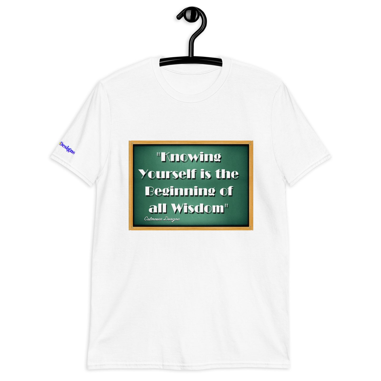 "Knowing Yourself is the Beginning of all Wisdom"   Short-Sleeve Unisex T-Shirt