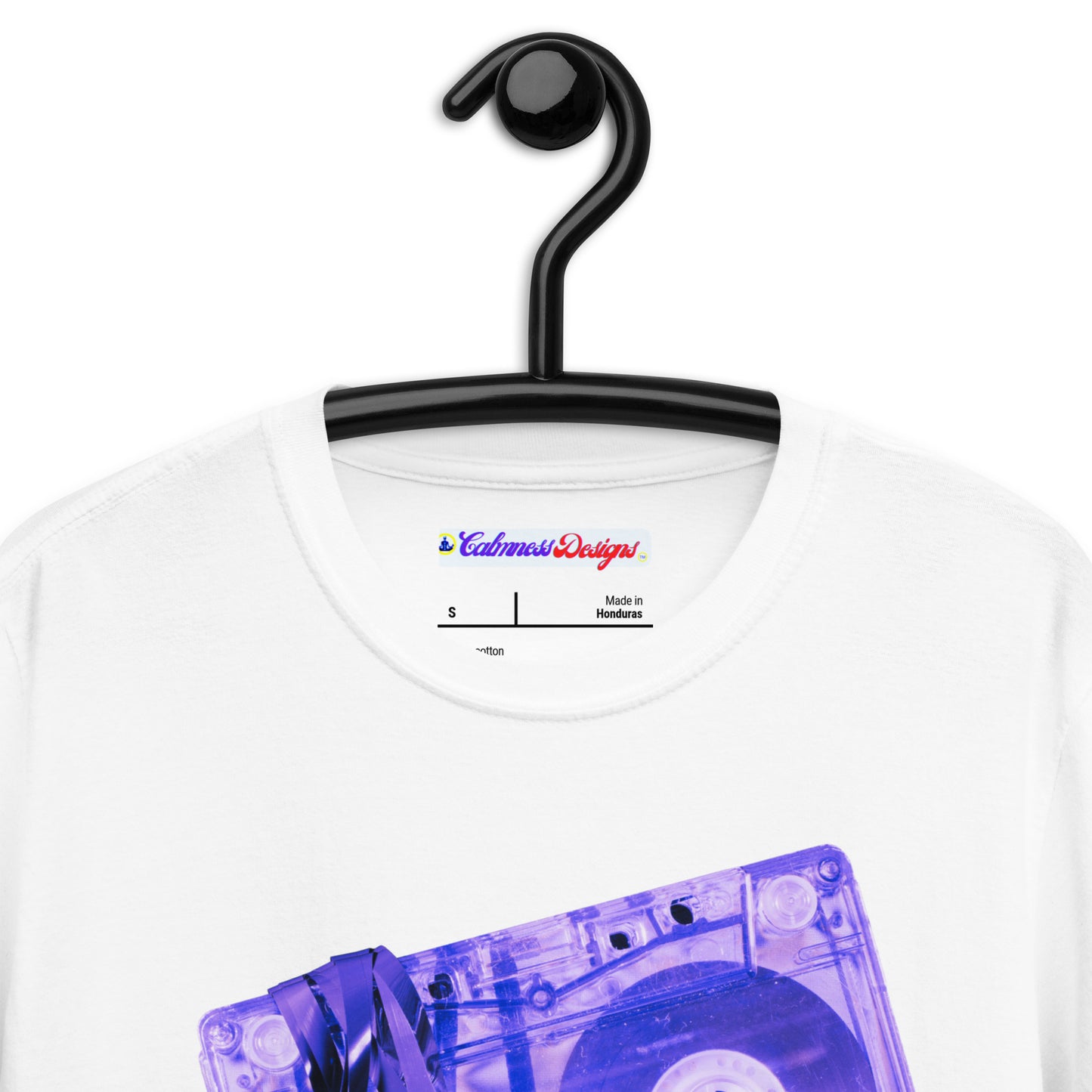 Cassette Tape, CALMNESSDESGIN.COM,  Short-Sleeve Unisex T-Shirt