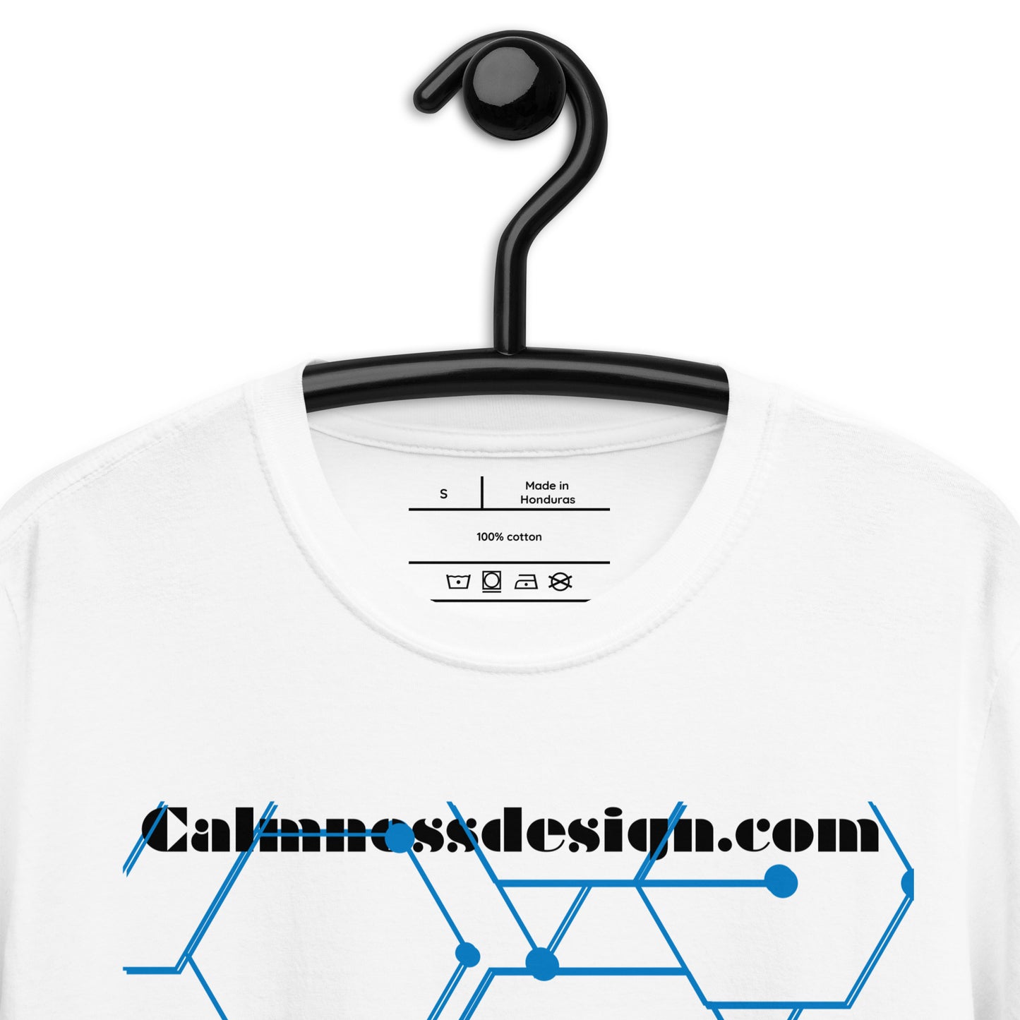 Hexagon Technology, Calmnessdesign.COM,  Short-Sleeve Unisex T-Shirt