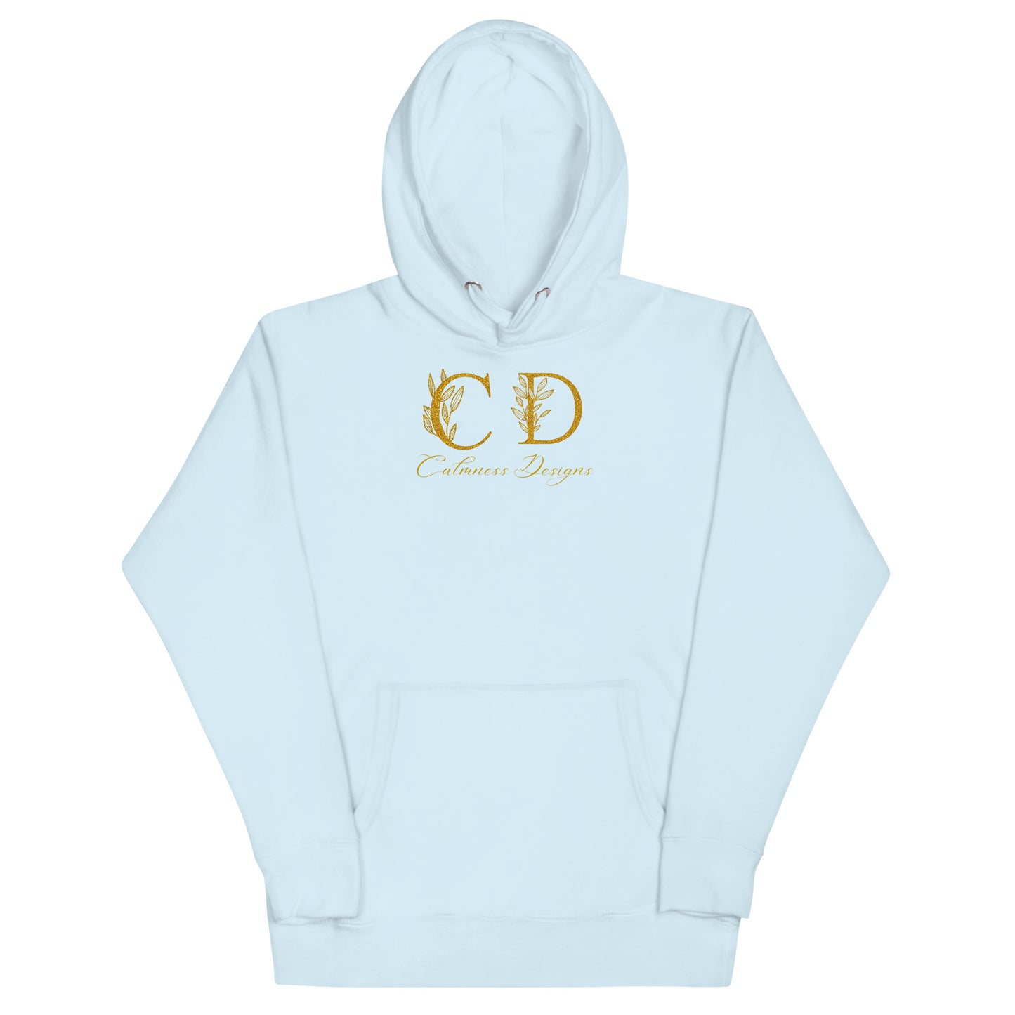 Gold-Calmness Designs, (C D),  Unisex Hoodie