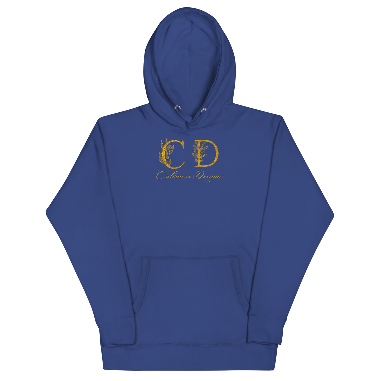 Gold-Calmness Designs, (C D),  Unisex Hoodie