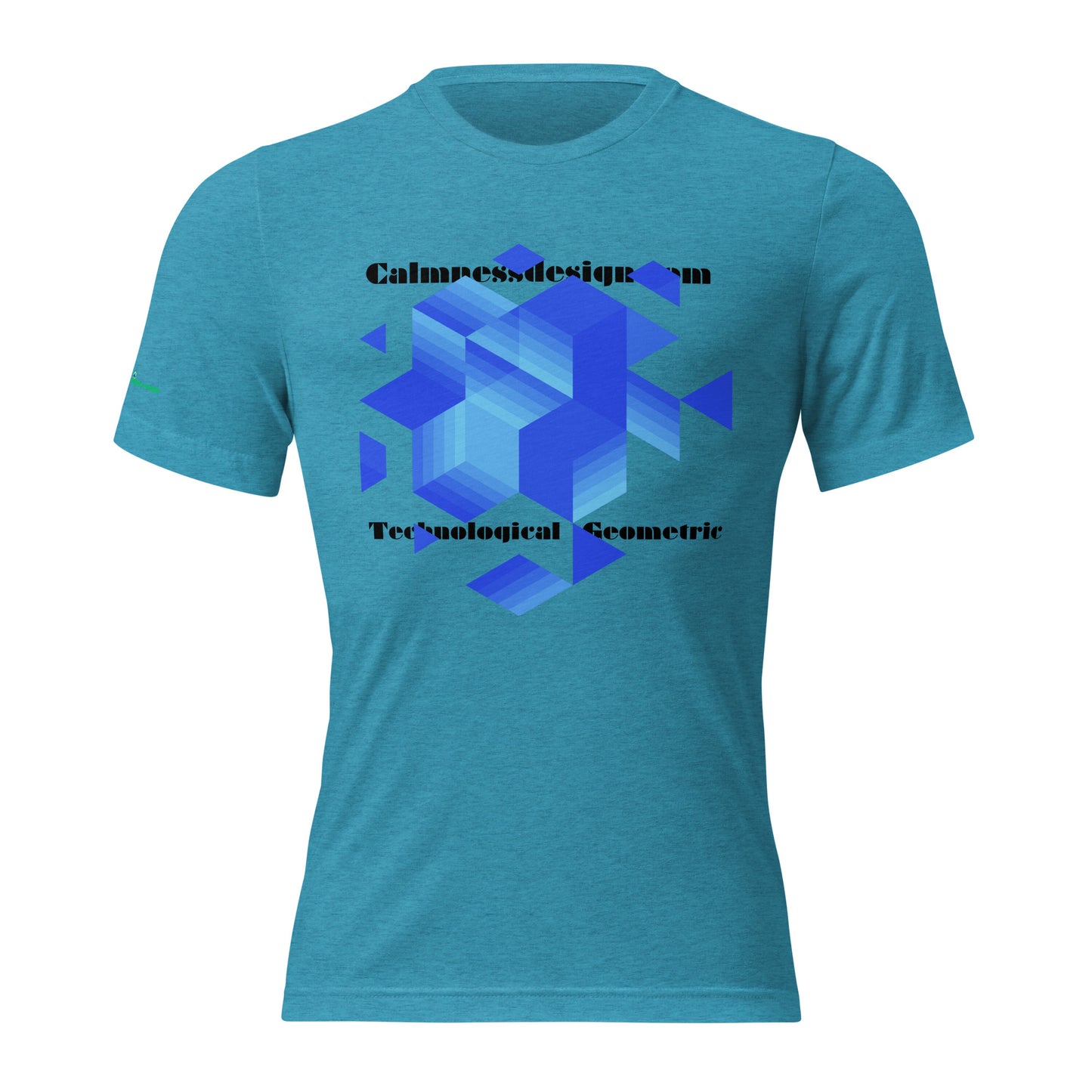 Technological and Geometric Element, Calmnessdesign.COM,   Short sleeve t-shirt