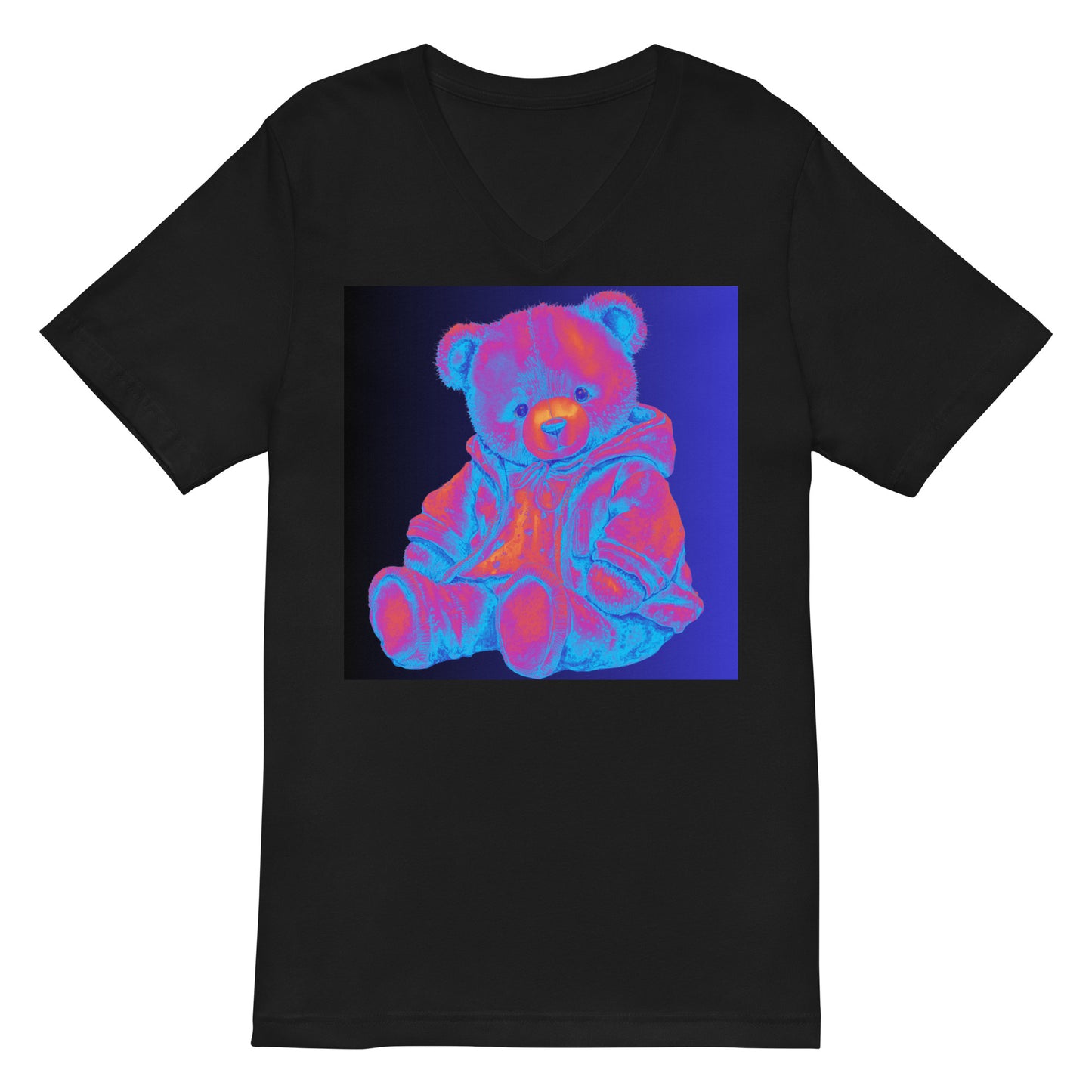 Teddy Bear , RELAXING, Chilling, Calmness Designs, Creative Designs,    Unisex Short Sleeve V-Neck T-Shirt