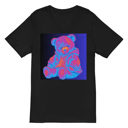 Teddy Bear , RELAXING, Chilling, Calmness Designs, Creative Designs,    Unisex Short Sleeve V-Neck T-Shirt