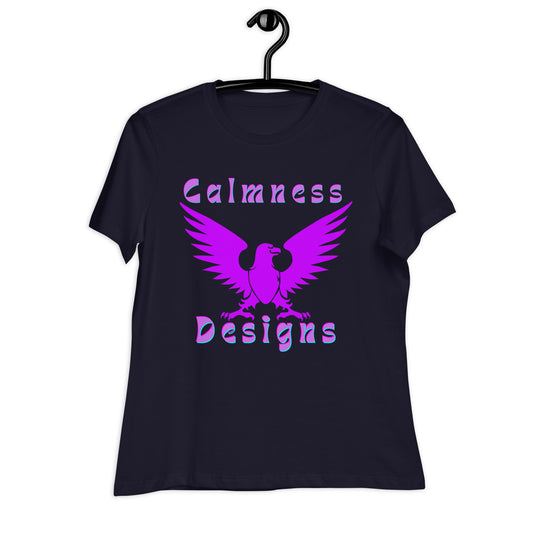 Eagle HERALDIC Symbol,  CALMNESS DESIGNS,  Creative Designer's, Women's Relaxed T-Shirt