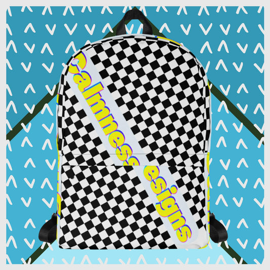 Checkered Calmness Designs, Backpack