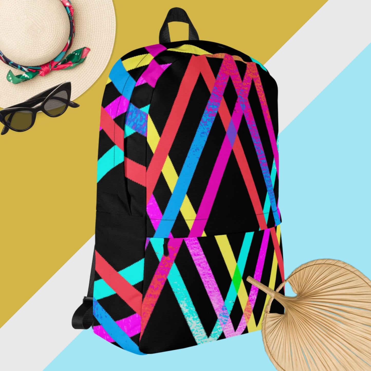 Designs Colorful, Parallels Lines, Backpack