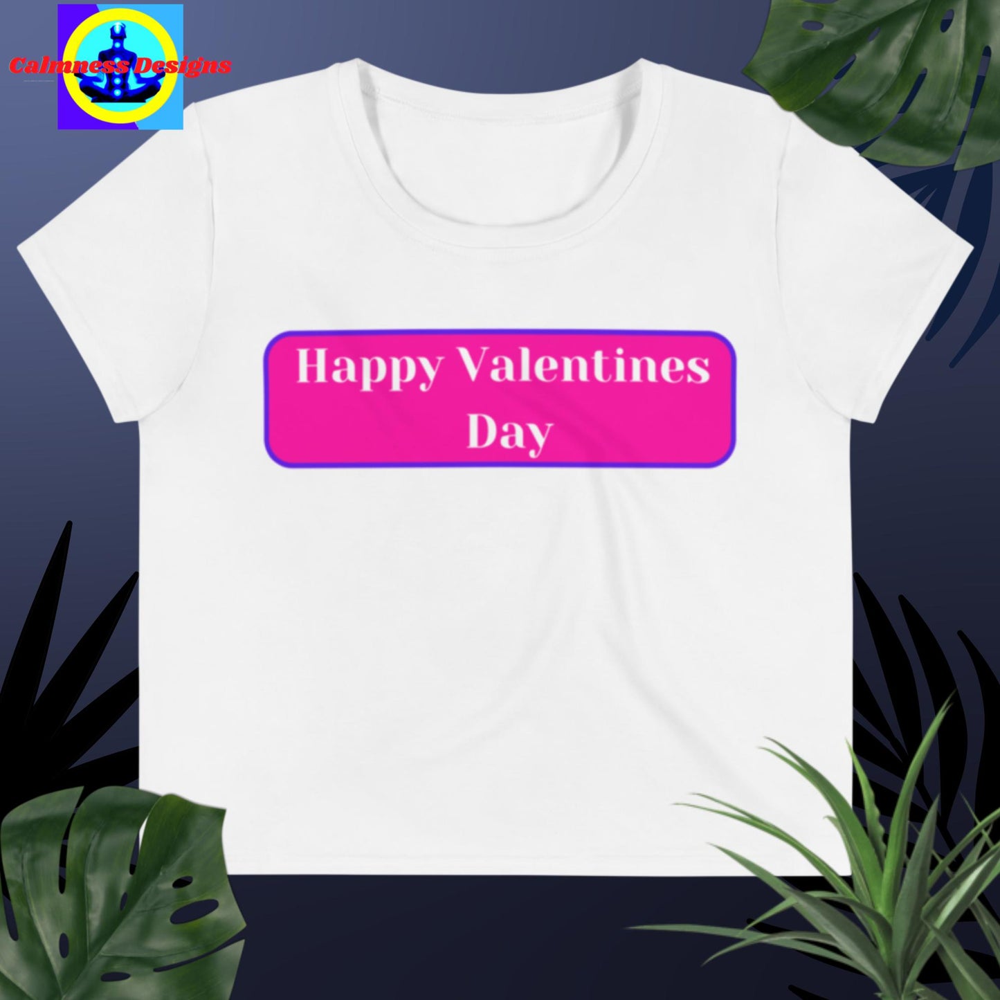 Happy Valentine's Day, Story, All-Over Print Crop Tee