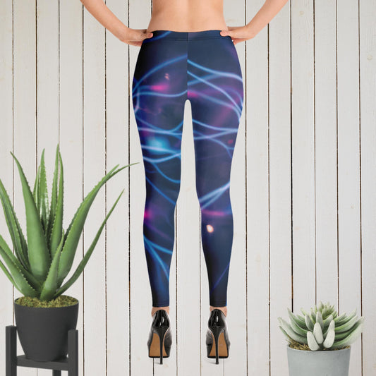 Plasma ball rays in the dark, Leggings