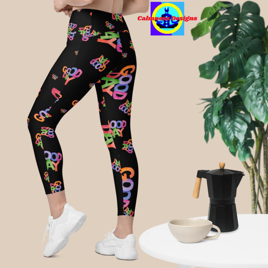 Good Day, Calmness Designs,  Designer's Styles,  Leggings with pockets