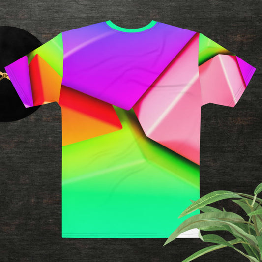 3D Smooth Gradient Pie Chart,  Men's t-shirt