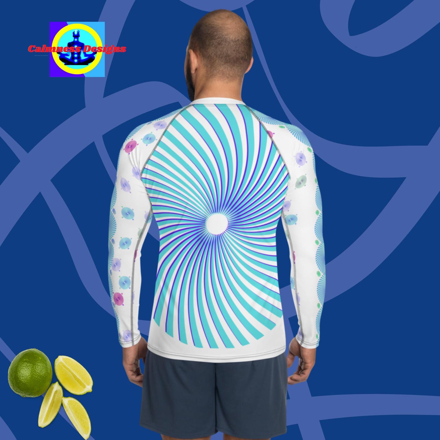 Graphic Sunburst, Men's Rash Guard