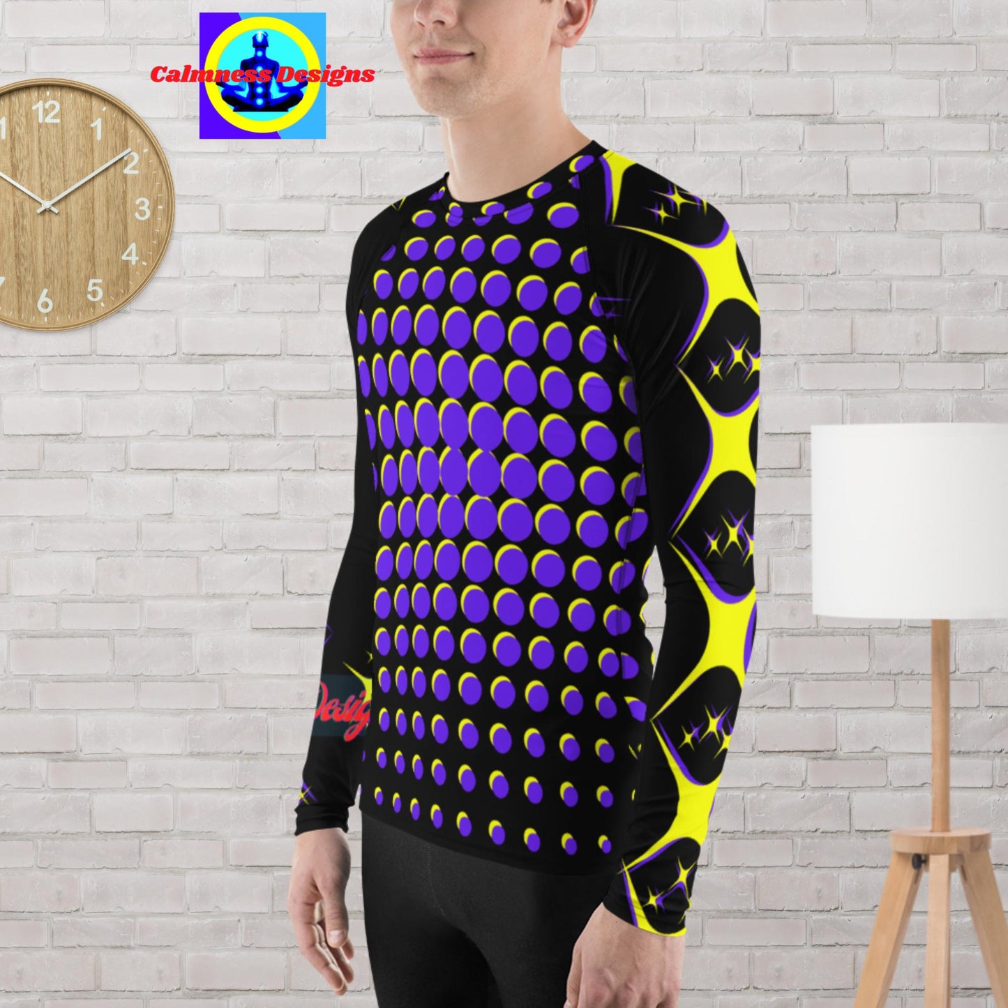 Diamond Stars Designer,  Men's Rash Guard