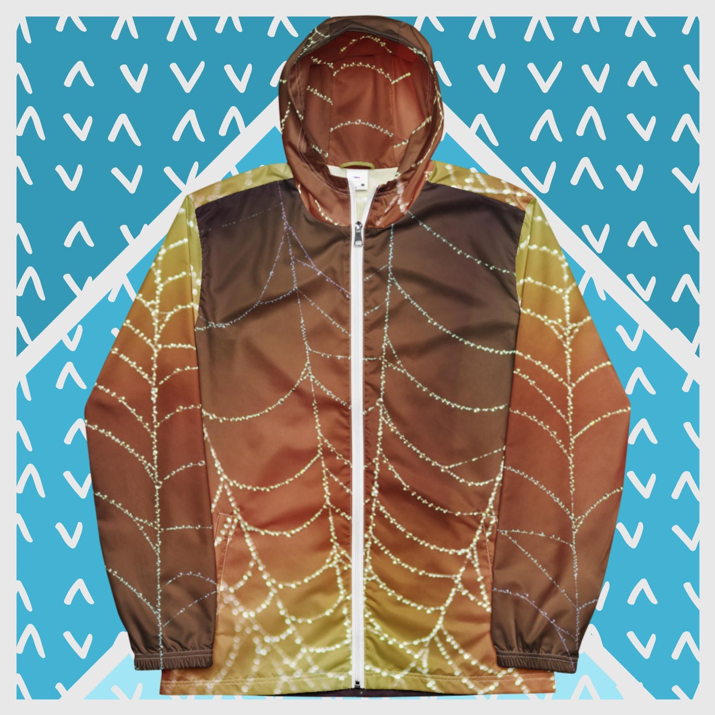 Morning Dew on Spider Web,  Men’s windbreaker