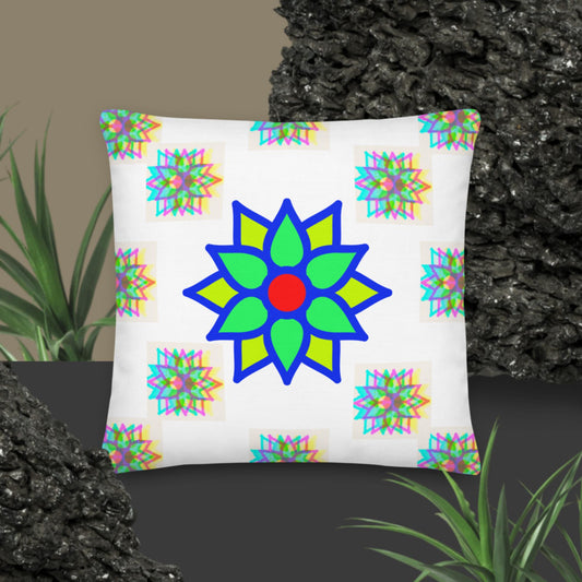 Lotus Flowers,  Premium Pillow