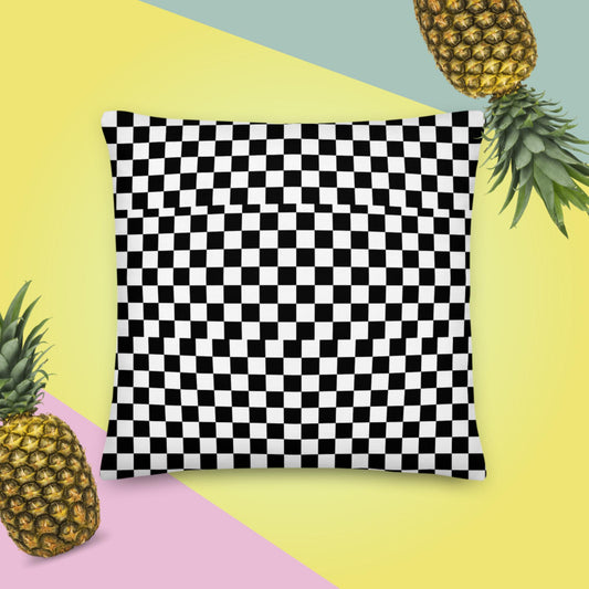 Checkered, Premium Pillow