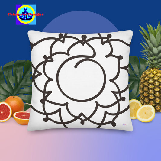 Calmness Designs, Symbol Of Quality, Premium Pillow