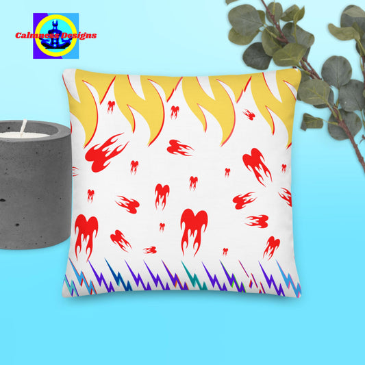 Fire Lighting, Calmness Designs, Styles, Premium Pillow