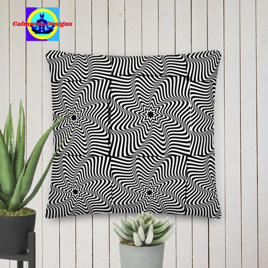 Spiral Flowing Designs, Calmness Designs, Styles,  Premium Pillow