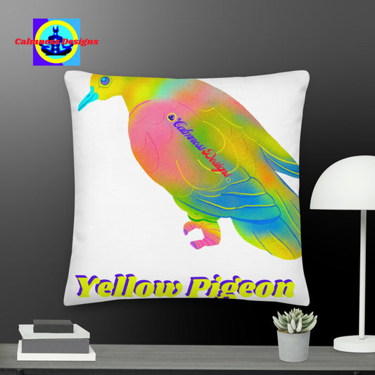 Yellow Pigeon, Designer's  Styles, Premium Pillow