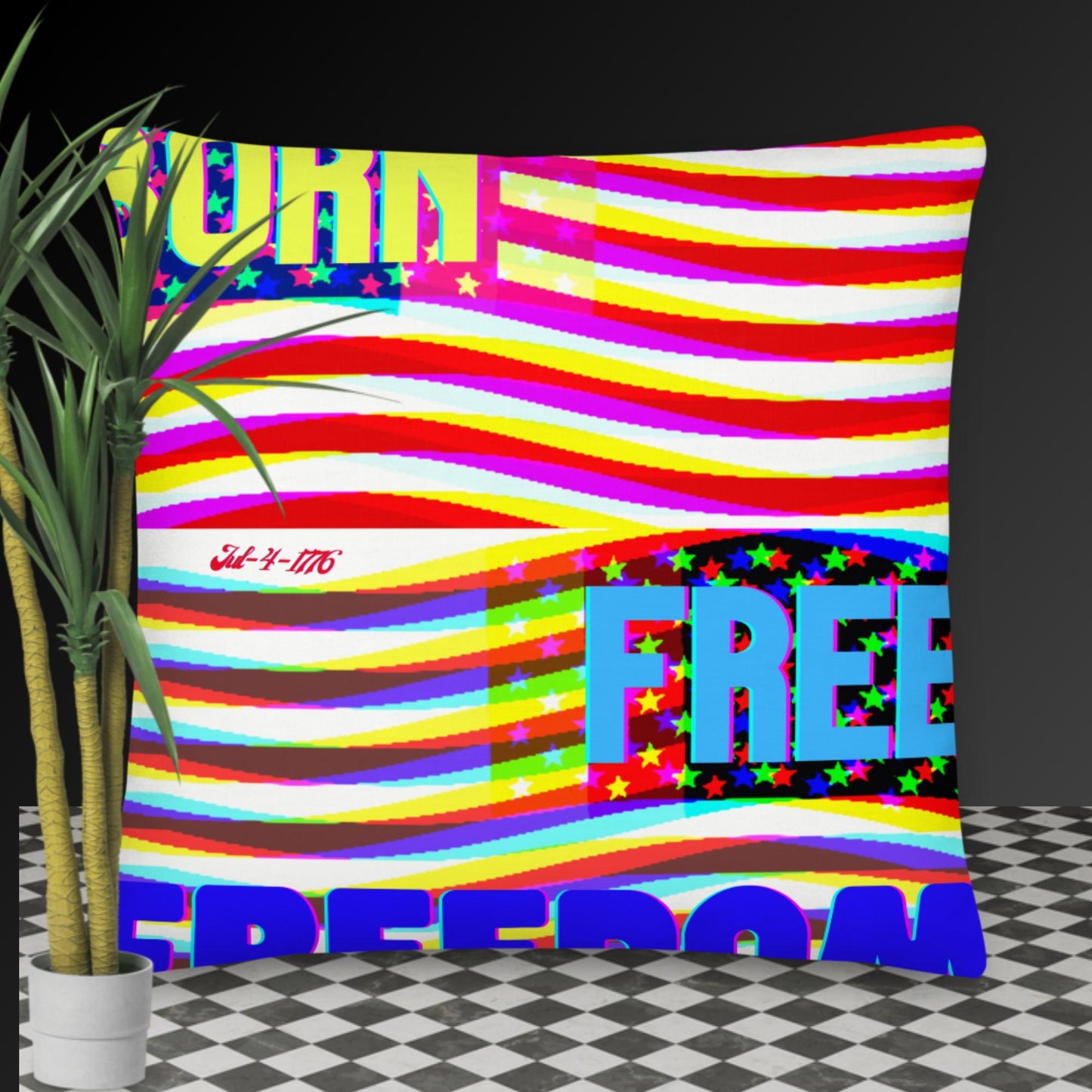 Born Free, Freedom, Premium Pillow