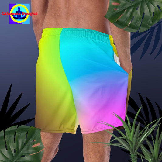 Multiple Gradient Colors, Men's swim trunks