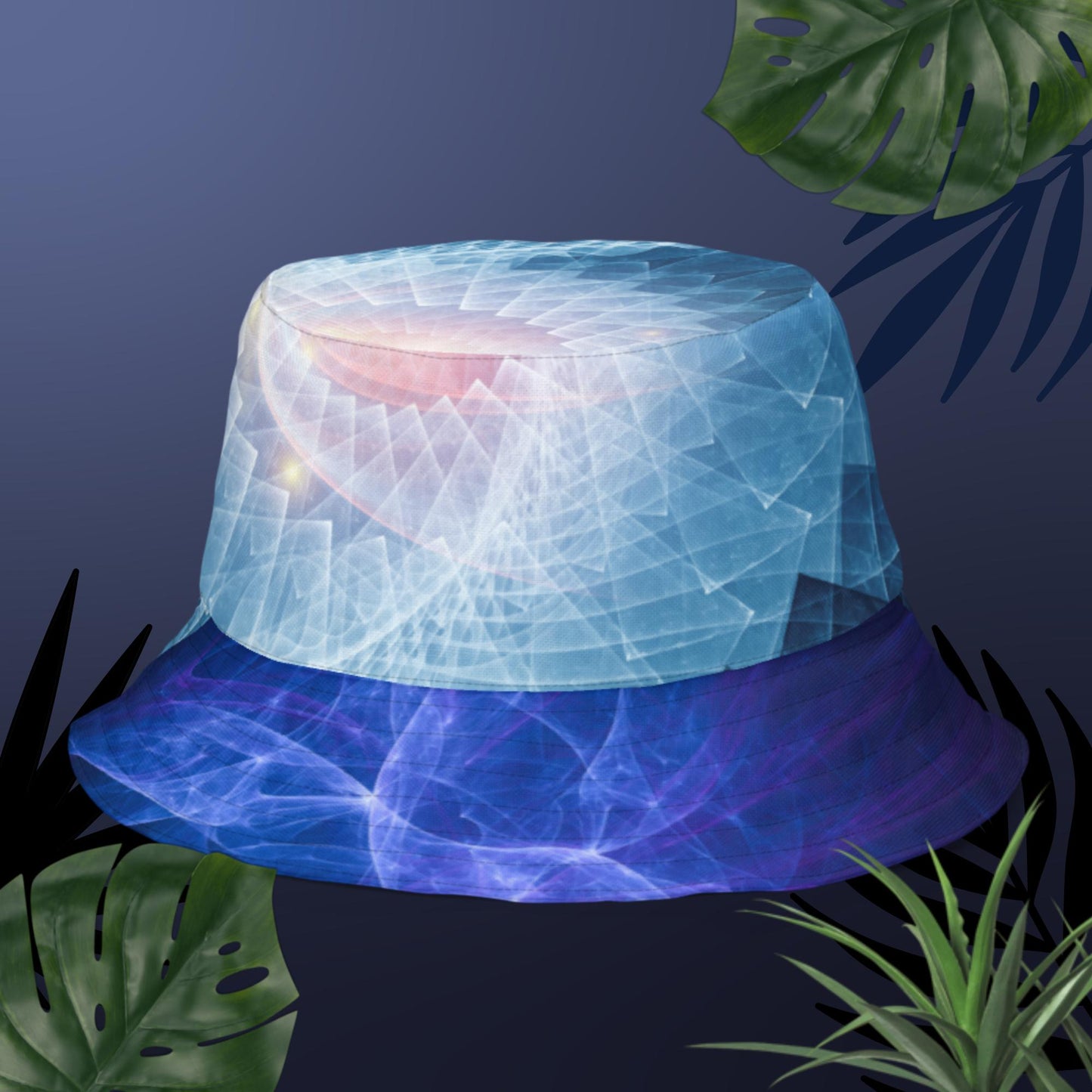 Spiral-Background, High Resolution,  Reversible bucket hat