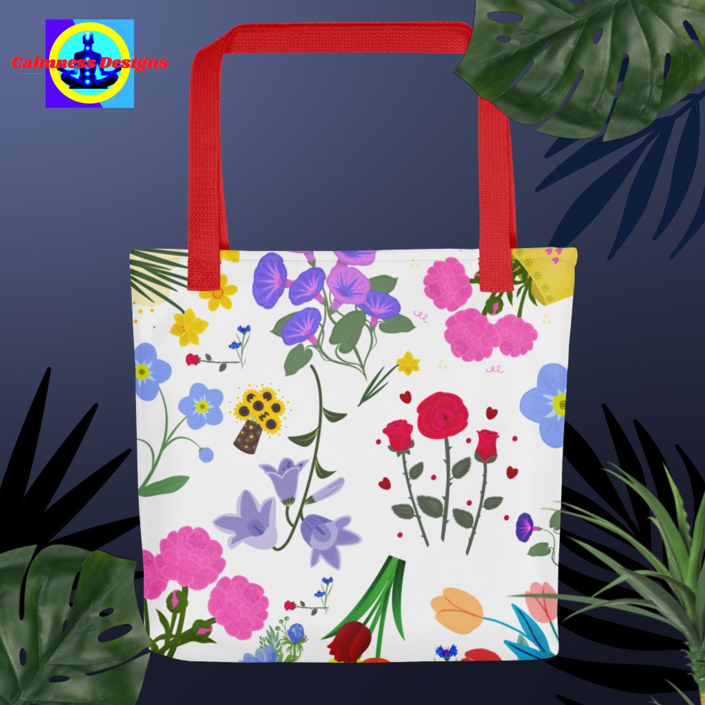 Bunch of Flowers & Roses, Tote bag