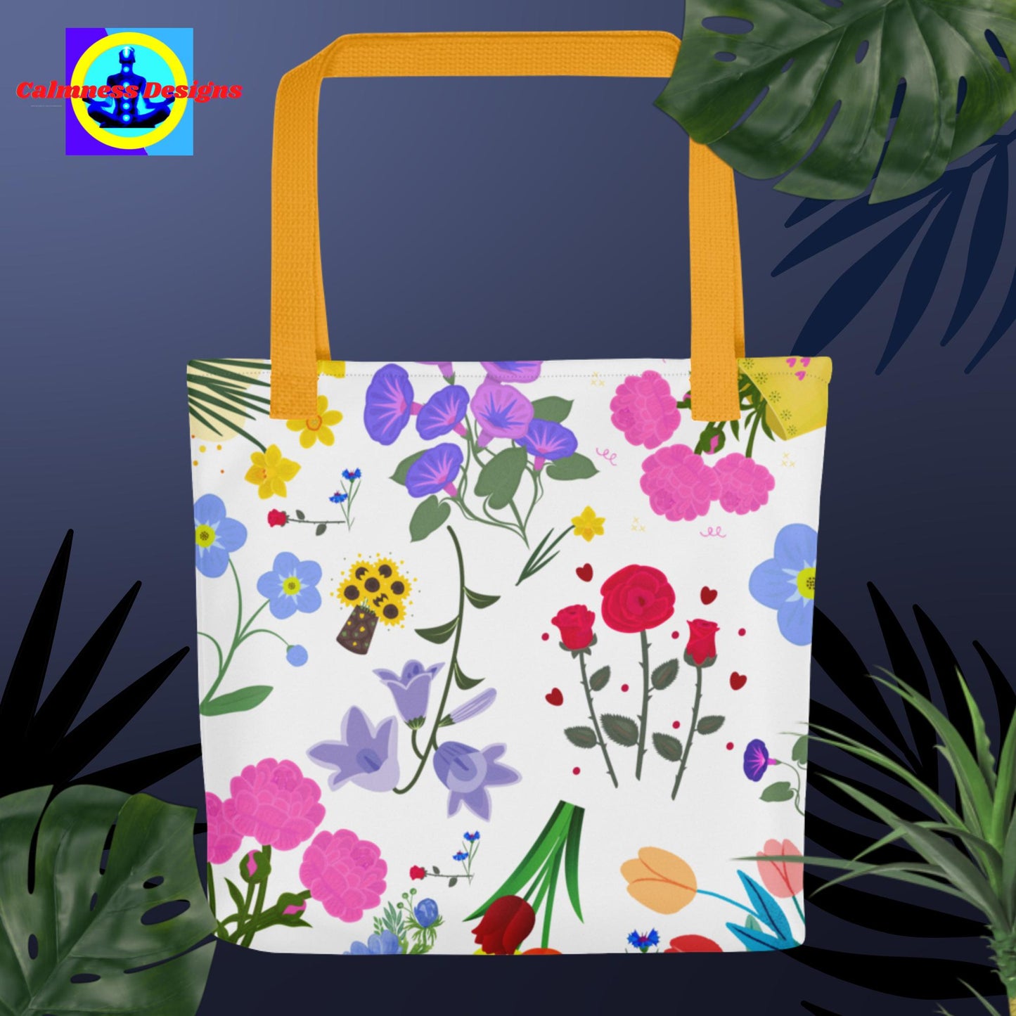 Bunch of Flowers & Roses, Tote bag