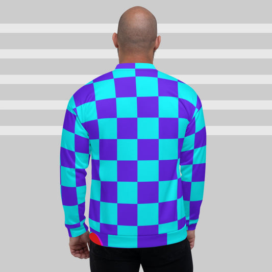 Checkered, Master Piece, Unisex Bomber Jacket