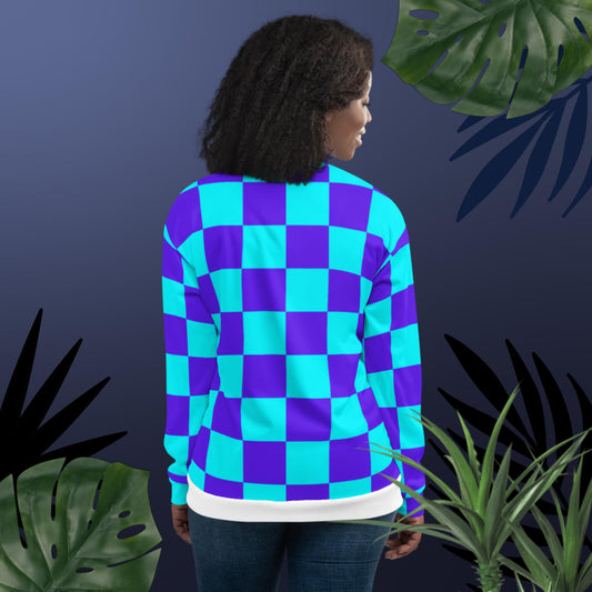 Checkered, Master Piece,  Unisex Bomber Jacket