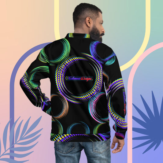 Rings Of The Universe, Unisex Bomber Jacket