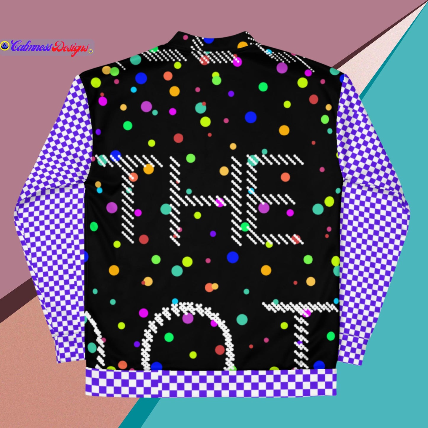 FOLLOW THE DOTS,  Unisex Bomber Jacket