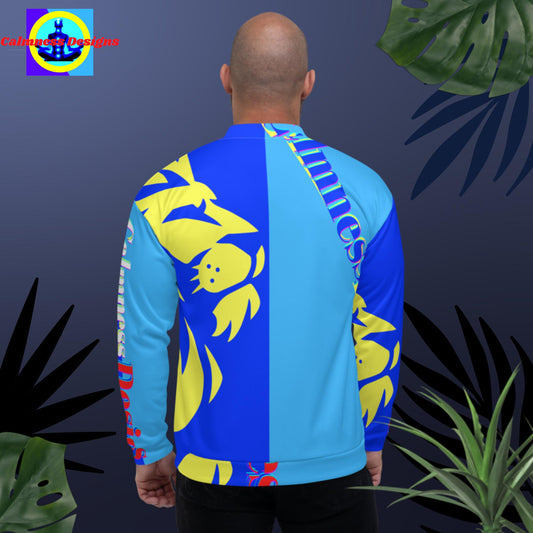 Lion Head, Coats of Arms, Calmness Designs,    Unisex Bomber Jacket