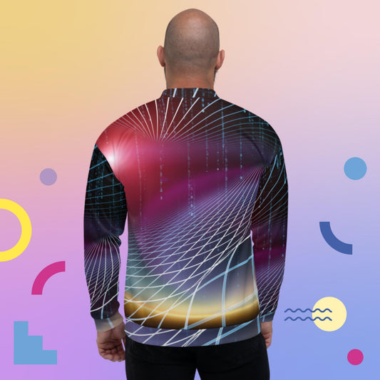 Energy of Geometry, Unisex Bomber Jacket