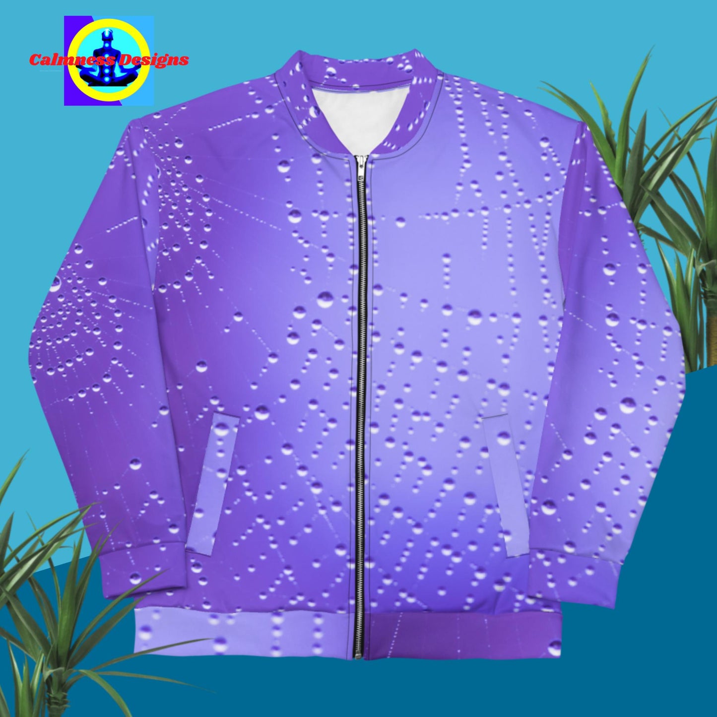 After Rain Spider's Web, Unisex Bomber Jacket