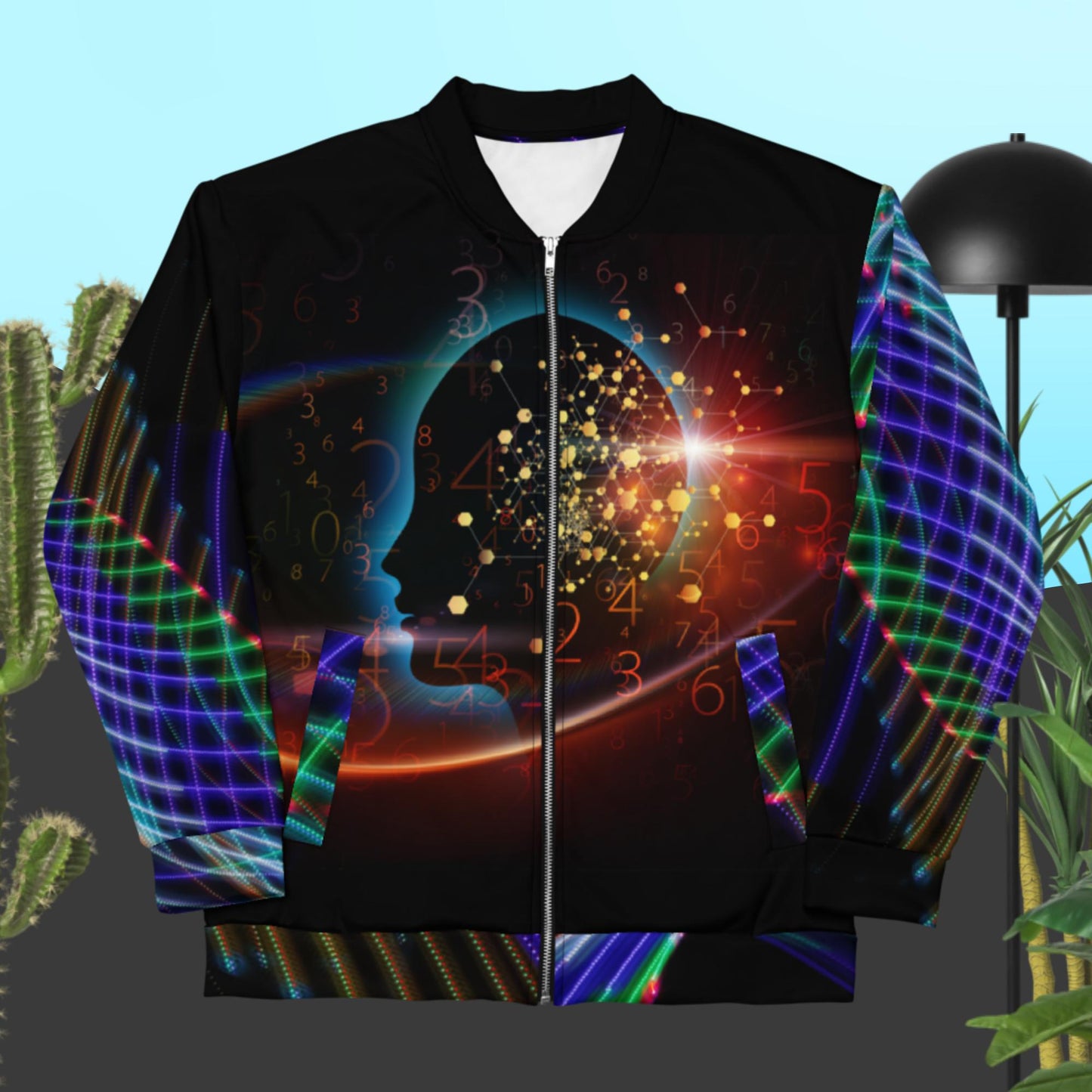 Human Math Profile, Mind Geometry Series,  Bomber Jacket