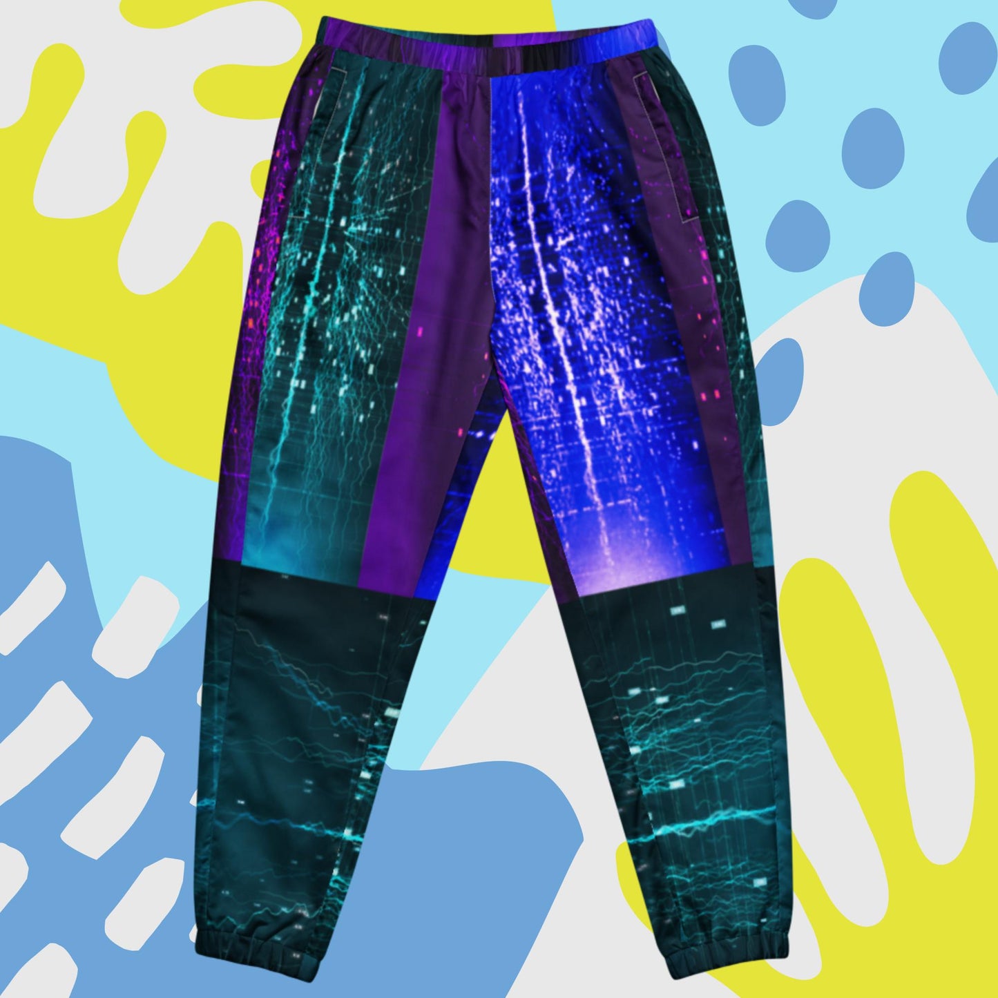 crypto-currency network security system  concept,   Unisex track pants