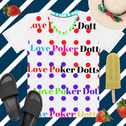 Love Poker Dotts, Women's T-shirt