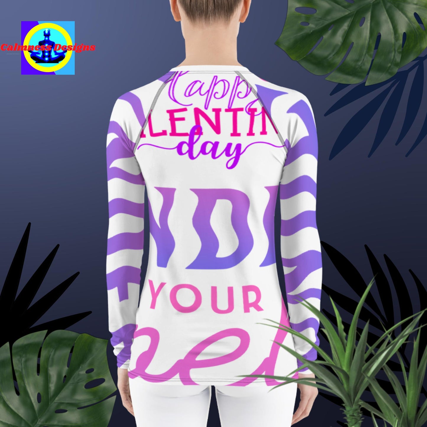 Happy Valentine's Day, Under your spell,  Women's Rash Guard