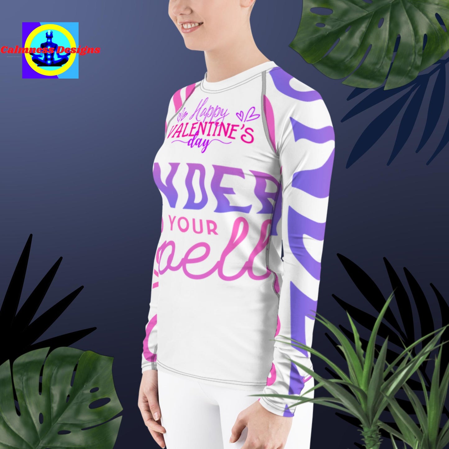 Happy Valentine's Day, Under your spell,  Women's Rash Guard