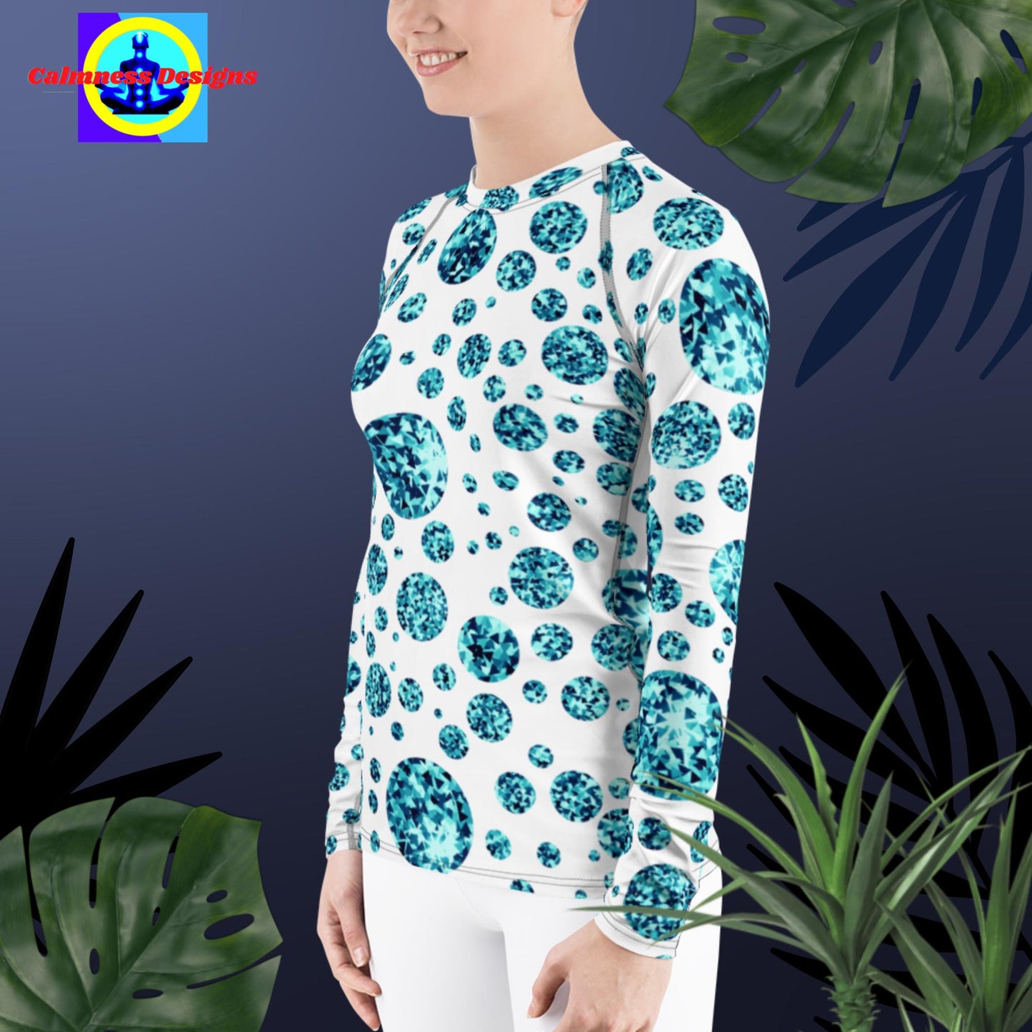 Oktoberfest Seamless Pattern, Women's Rash Guard