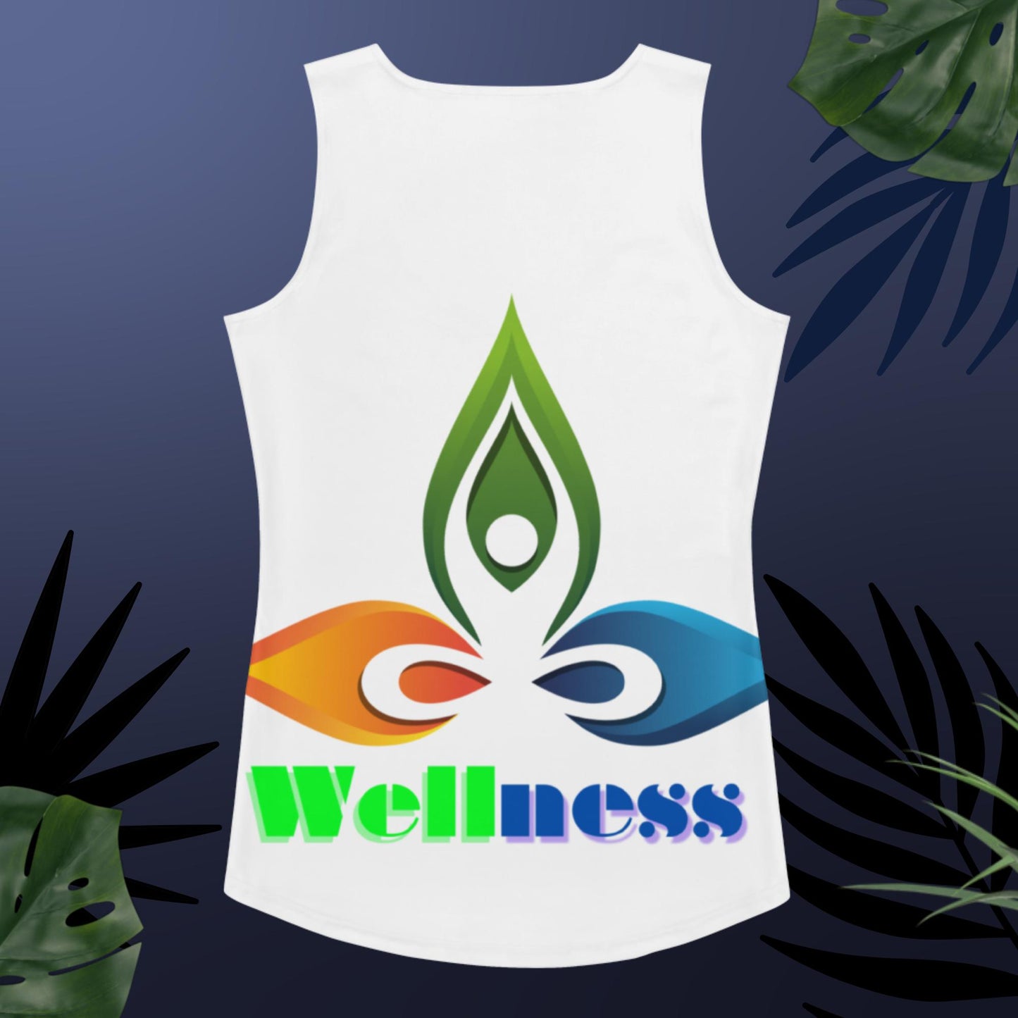 Wellness SPA Logo,   Sublimation Cut & Sew Tank Top