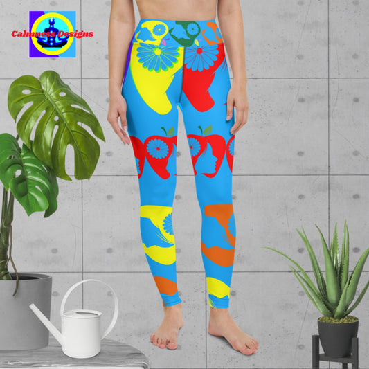 Calmness Designs Beauty Apples,  Yoga Leggings