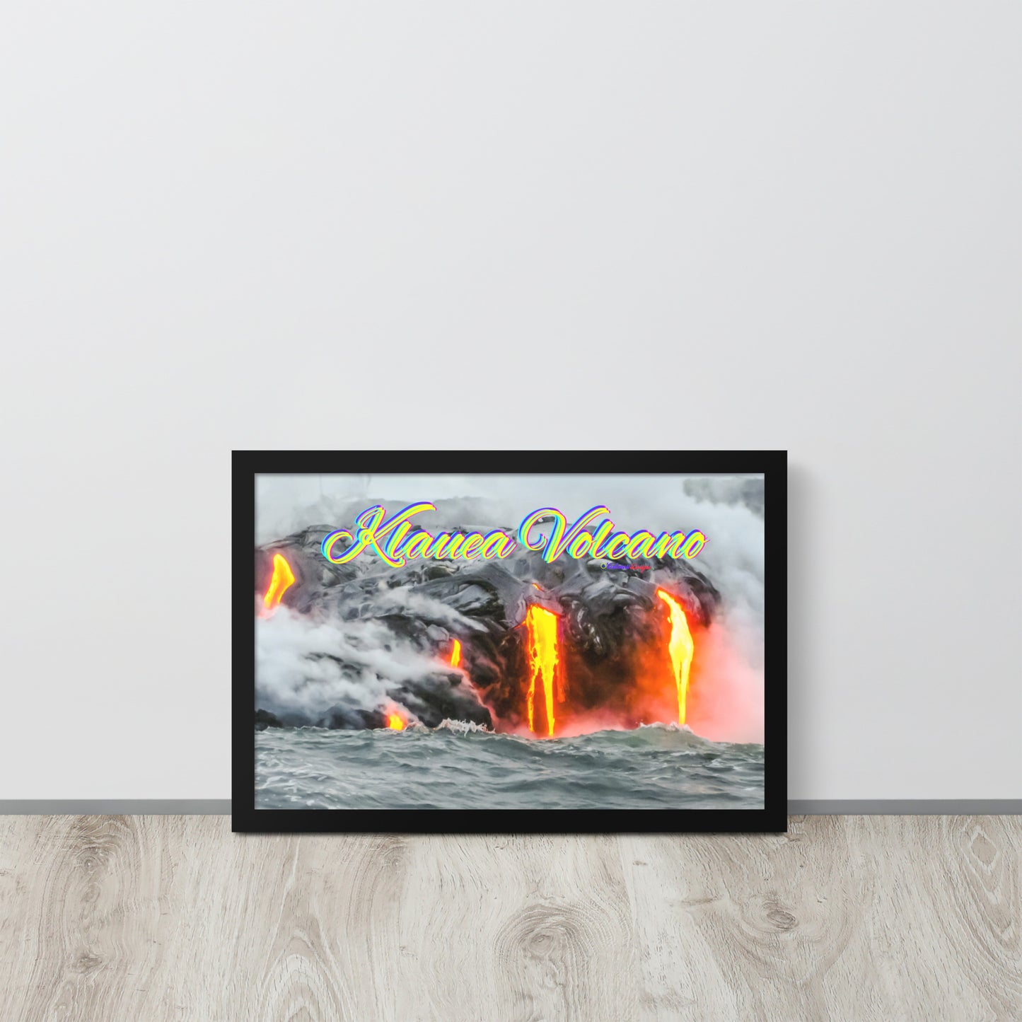 Klauea Volcano in Big Island Hawaii,  Framed poster